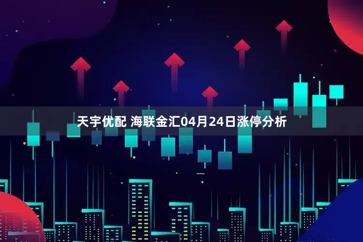 天宇优配 海联金汇04月24日涨停分析