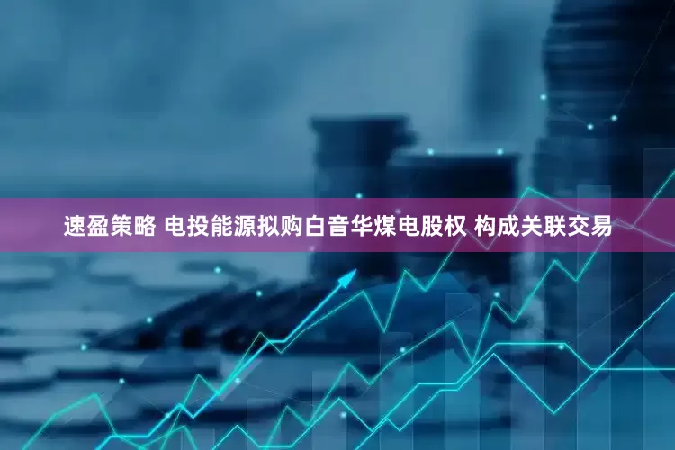 速盈策略 电投能源拟购白音华煤电股权 构成关联交易